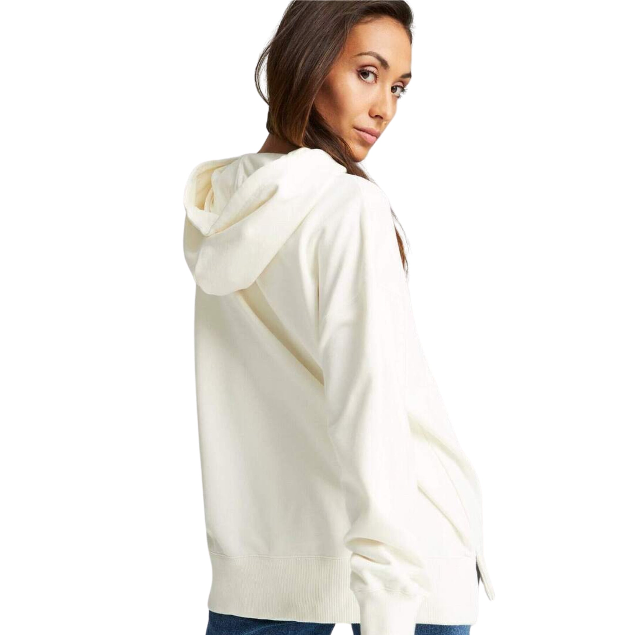 Puma Lds Sweater Swarovski Crystals Hoodie White